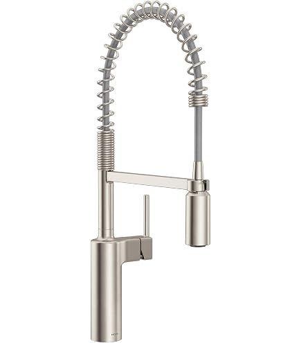 Pfister GT529-BRUS Bruton Küchenarmatur – 1,8 GPM, Einloch-Vorspül, 360° Schwenkbarer Auslauf, Mit Herausziehbarem Sprühkopf – Modern & Funktional