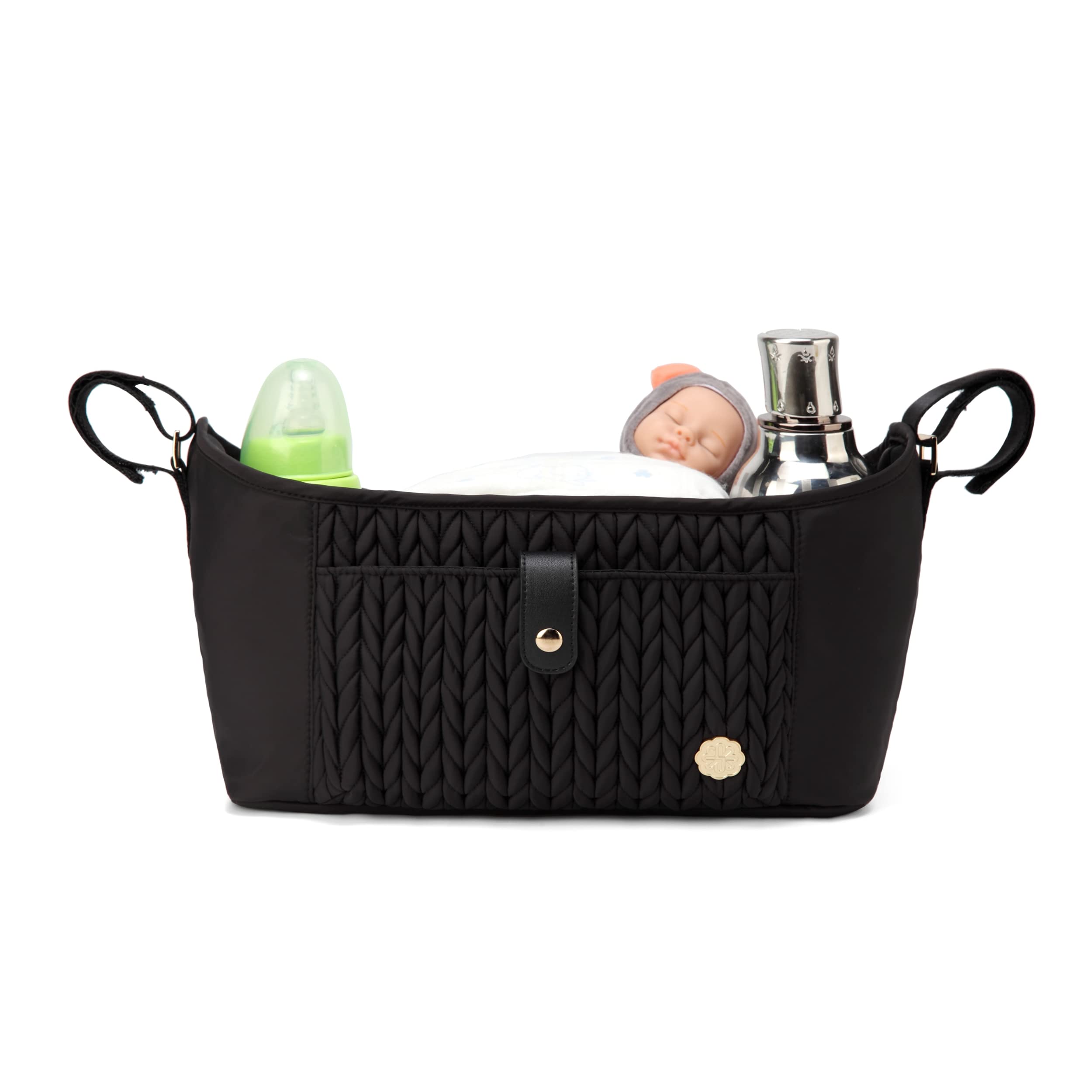 Photo 1 of SEWBOO Universal Baby Stroller Organizer,Diaper Caddy Organizer with Adjustable Straps to Fits Nearly Any Strollers