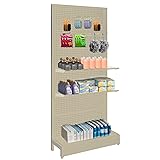 NectaCol Pegboard Display Stand, Gondola Retail