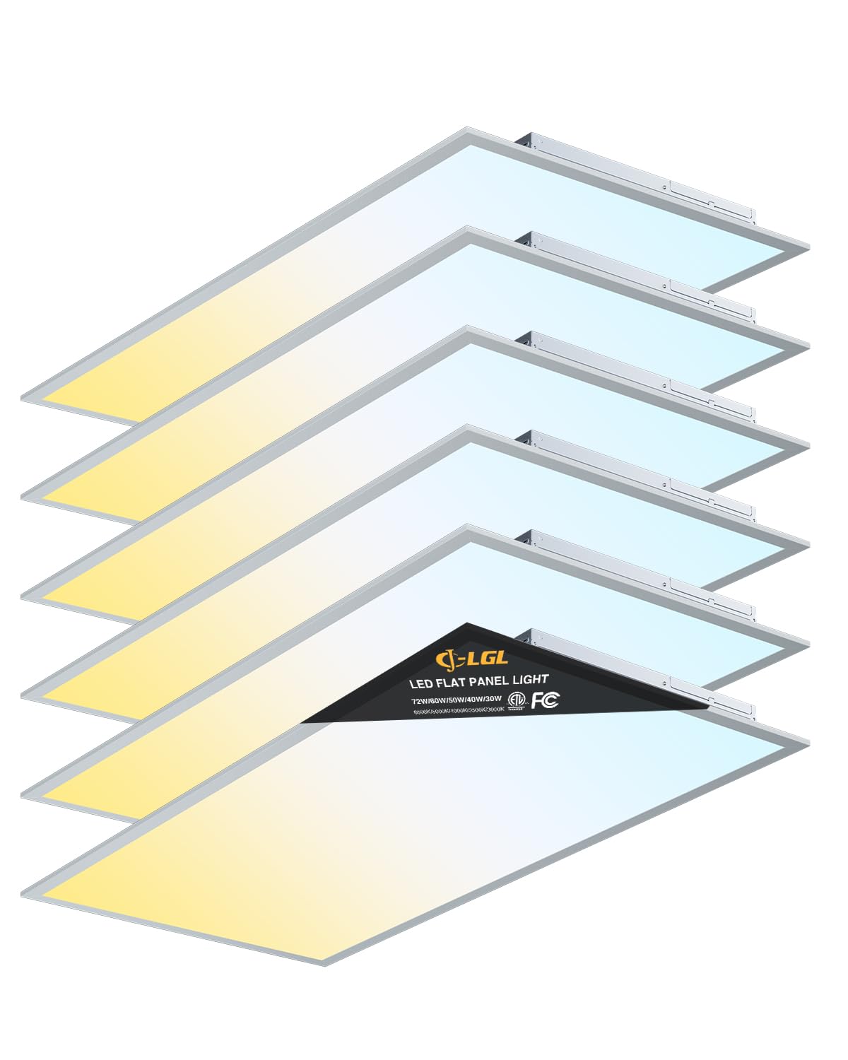 JC-LGL 2x4 LED Flat Panel Light, Drop Ceiling Lights Fixture ...