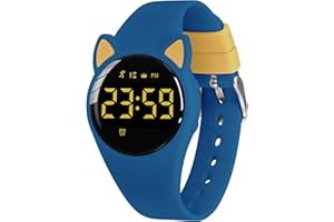 L LAVAREDO Renewed - Used Kids Watch Activity Fitness Tracker Digital Steps Counter Girls Watches Distance Calories Cat Ear W