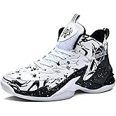 WELRUNG Unisex Basketball Shoes Breathable Non Slip Running Athletic Cushion Sports Fashion Sneakers