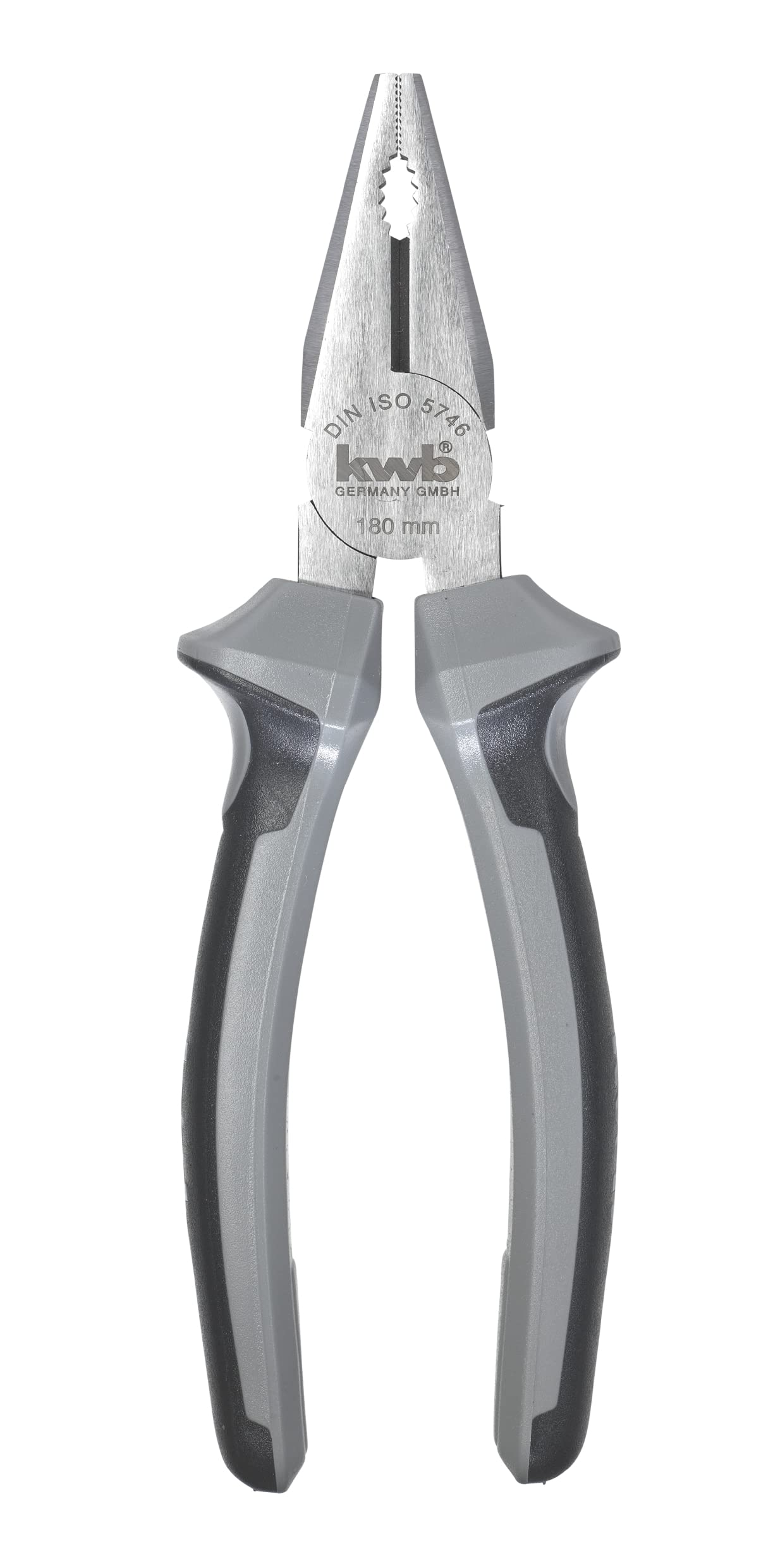kwb Profi Combination Forceps 180 mm 386320, According to DIN ISO 5746, Robust Processing, Cutting Edges inductively Hardened