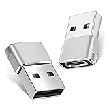 Basesailor USB to USB C Adapter 2 Pack,Type C