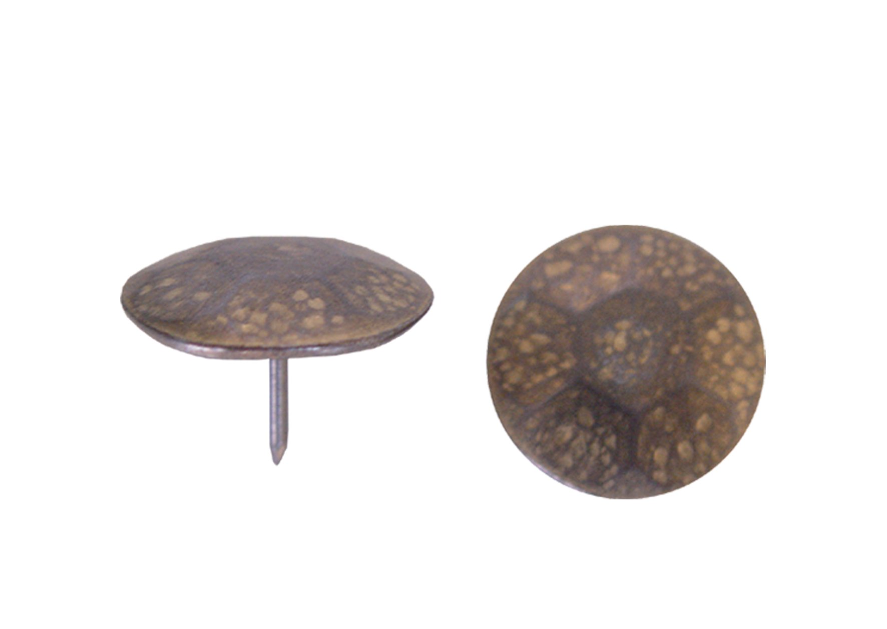 Imex El Zorro B-77041-B B-77041-B-Rustic Hammered Tack (24 x 24 mm), Tan (Pack of 10), Brown