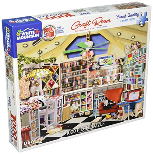 White Mountain Puzzles Craft Room - 1000 Piece Jigsaw Puzzle