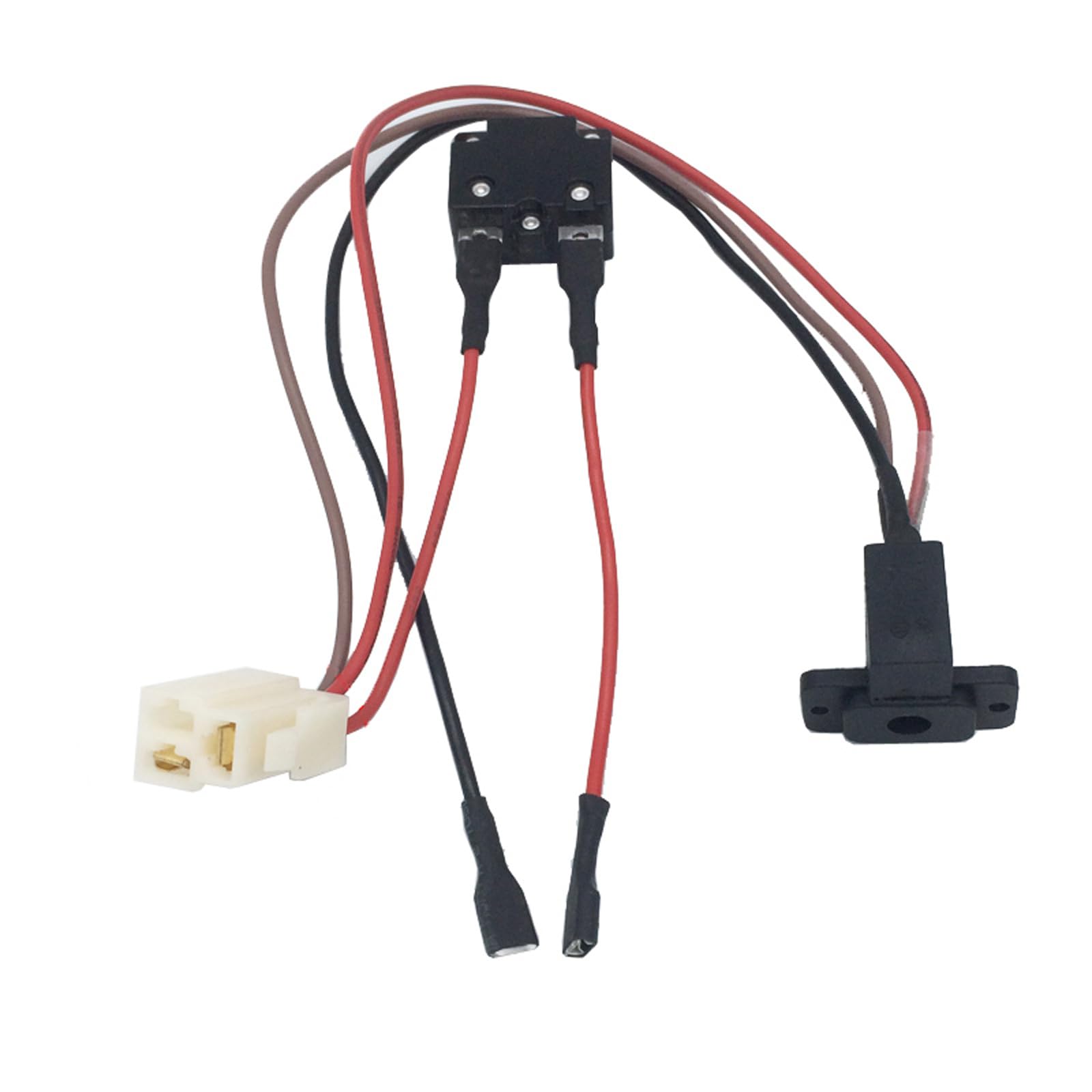 Photo 1 of 12V Powered Wheel Wire Harness Battery Wire Connector with 15A Fuse,12 Volt Battery Harness for Kids Trax Battery Connector Replacement Part Ride Toy Truck SUV Battery Adapter Harness(3 Pin)