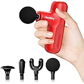 HEYCHY Super Mini Massage Gun,Deep Tissue Massager, Compact Travel Massage Gun, Full Body Recovery & Relief for Outdoors,USB