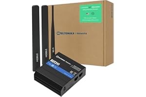 Teltonika RUT241098000 (North America Version) Industrial 4G LTE Cellular Router, 4G LTE Wi-Fi Router, Automatic failover, Ad