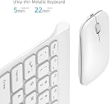 Seenda Small Wireless Keyboard and Mouse WGJP-031 Ultra Compact USB Keyboard view 2