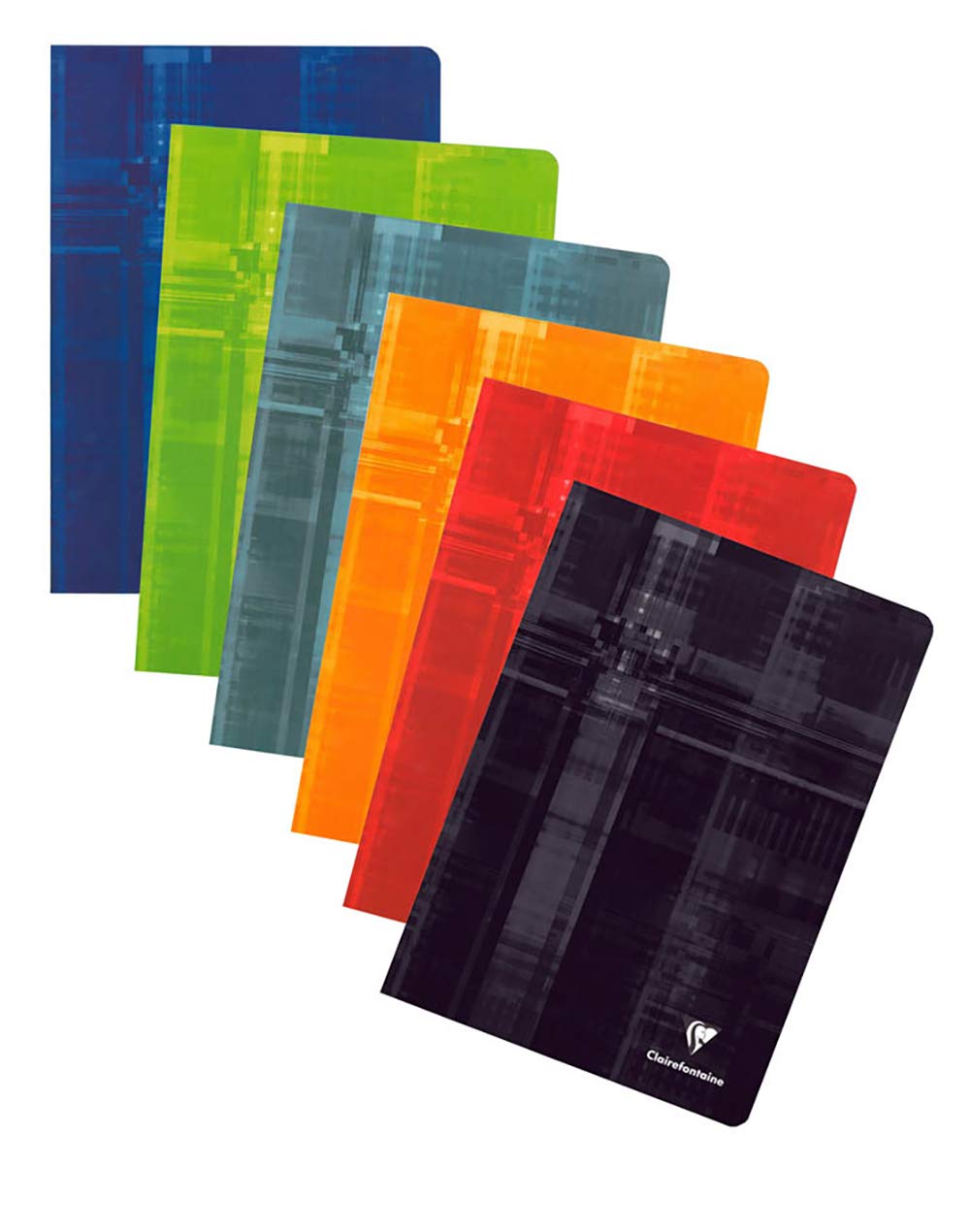 Clairefontaine 3155C - One Stapled Notebook - Dimensions: A4 21x29,7 cm - 120 Lined Pages with Margin - White Paper 90 g - Laminated Card Cover Random Colour