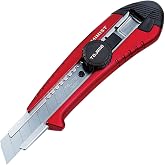 TAJIMA Heavy Duty Aluminist Utility Knife, 7-Pt Box Cutter, Dial Lock | Endura-Blades, Premium Grade Steel, Precision Cutting
