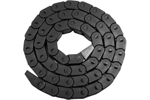 OUZINE Drive Drag Chain Cable Chains 7x15 10x20 10x30 10x10mm Bridge Type Non-Opening Plastic Towline Transmission Drag Chain