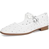 DOEYG Mesh Ballet Flats Shoes for Women Leopard Animal Print Mary Jane Flats Shoes Square Toe Dress Casual Comfortable Velvet Ballerina Shoes