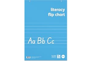 Rhino Stationery A1 Educational Literacy Flip Chart Pad | 60 Pages | A1 Paper Sheets | Learning Resources | Flipchart Paper
