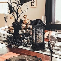 Eldnacele Halloween Ghost Projection Snow Globe