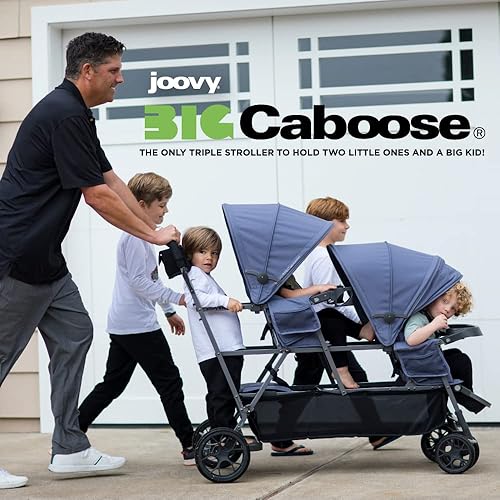 Double Stroller Joovy Big Caboose Triple Stroller Used Joovy Big
