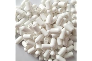 LGEGE YEJI 25 Pcs 1/4" White Screw Thread Protectors