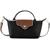 Energather Mini Crossbody Bag, Fashion Small Handbag Crossbody Bags for Women, Nylon Shoulder Purse with Adjustable Strap