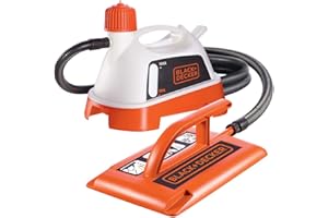 BLACK+DECKER 2400 W Wallpaper Steamer Stripper with Pad, Removes Vinyl, Multi-Layered, Painted and Textured coatings, KX3300T