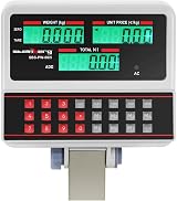 Steinberg Systems 100kg Digital Weighing Scale 10g LCD Display 7 Memory Slots view 3