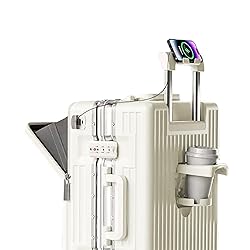 AIWEINY Zipperless Luggage, Polycarbonate Aluminum
