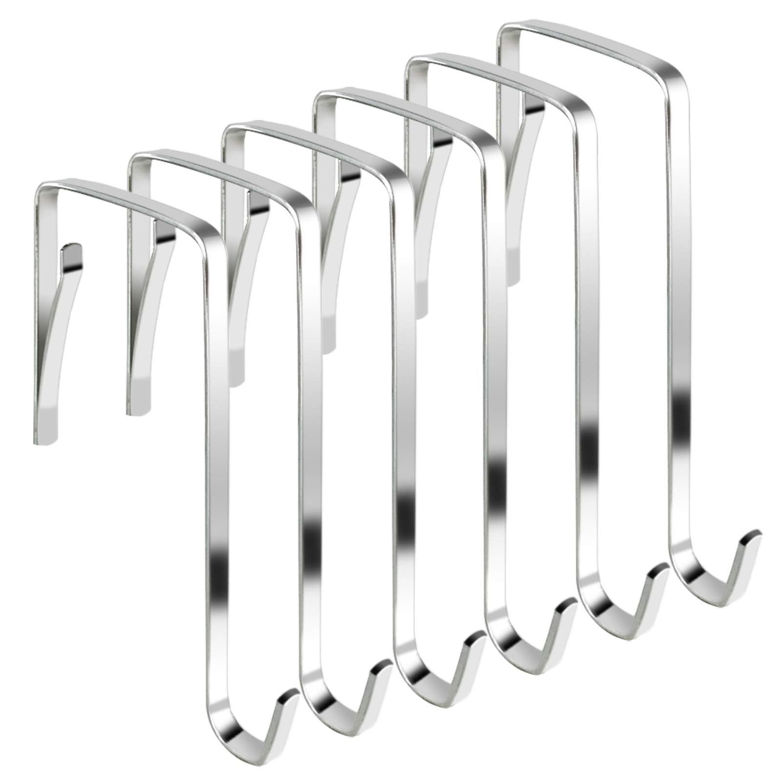 Photo 1 of 10Pcs Over The Door Hooks, Metal Door Hanger Z Hooks, Sturdy Over Door Hooks for Hanging Clothes, Towels, Coats and More