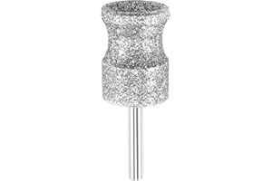 PLATGO Diamond Dremel Dog Nail Grinder Attachment, Diamond Rotory Bit for Dogs&Pets Nail Care, 1/8'' Pet Nail Grinder Wheel Work with Dremel Sanding Drums for Animals Nail Care & Home Grinder Tools, FlashA