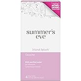 Summer's Eve Douche for Women, Island Splash, Gentle pH-Balanced Formula Helps Reduce Vaginal Odor, 4 Bottles 4.5 Oz Each