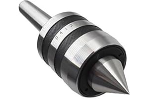 findmall MT2 Medium Duty Live Center 60 Degree Live Tailstock Center Fit for CNC Lathes, Ordinary Manual Lathes and High-Speed Lathes