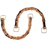 EXCEART 2Pcs U-Shaped Purse Handles Replacement Bag Accessories for DIY Tote and Handbag Crafting Straw Beach Bag Handles