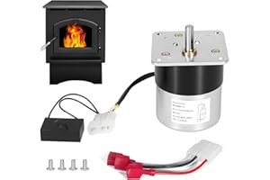 VORGENS SRV7000-670 Auger Feed Motor, Fit for Pelpro PP70, PP130, PP150, PP60, PPC90, TSC90 & ‌Pleasant Hearth PH35PS Pellet Stove - Replace 2RPM ‌Synchronous Heatilator Feed Motor 120V 60Hz