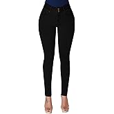 roswear Women’s High Waisted Stretchy Skinny Curvy Jeans Tummy Control Jeggings