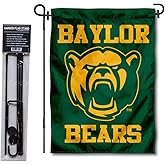 Baylor Bears New Bear Garden Flag with Pole Stand Holder