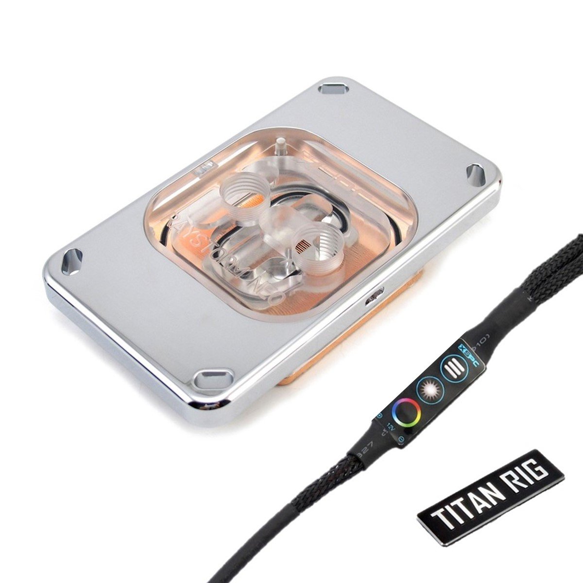 XSPC RayStorm Neo AMD AM4 CPU Water Block Chrome
