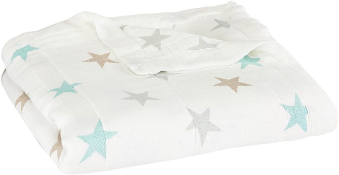 aden + anais silky soft Dream Blanket, Ideal Newborn Nursery & Cot Blankets for Baby Girls & Boys