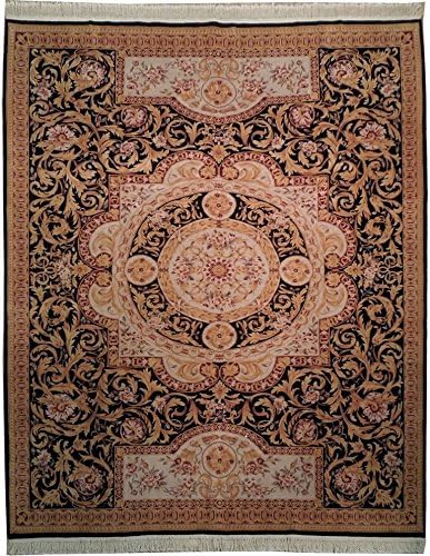 8x10 Handmade Versace Style Fine Quality Rug