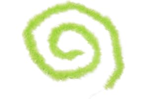 Handy Lidy 14g 2Yards Fluffy Marabou Feather Boa Women DIY Craft Home Decor Fur String Scarf Fur Strips Trim