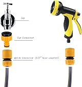 Topways Garden Hose Connector Set with Quick, Waterstop, Tap & Double Male view 6