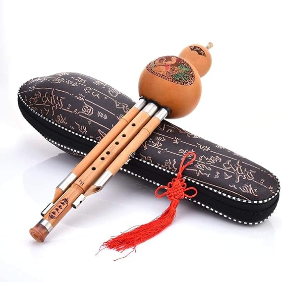 FIVE BEE Professional Chinese Traditional Hulusi with Box