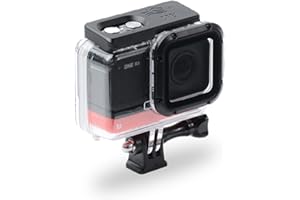 SRUIM Waterproof Housing Case for Insta360 ONE RS 4K Edition, Underwater Diving Protective Shell 60M/196FT with Bracket Accessories