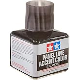 Tamiya Panel Line Accent Color 40ml Black TAM87131 Plastics Paint Enamels