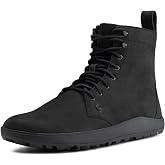 Xero Shoes Women's Breckenridge Barefoot Boots | Zero-Drop Fit, Full-Grain Leather Upper, Lace-Up Adjustable Closure, Wide Foot-Shaped Toe Box, FeelTrue Sole