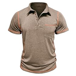 Men's Casual Polo Shirts Classic Short Sleeve