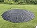 DANCHEL OUTDOOR Waterproof Bell Tent Footprint Round Tarp Camping Accessories, 3/4/5/6m Ground Sheet Black Tarp Canvas Yurt Tent Protector Floor