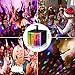 DJ Lights, LED Party Lights DMX512 Sound Actived Strobe Light DJ Disco Lights Stage Lighting Projector DJ Party Lights RGB LED Stage Beam Lights with Remote for Home Room Birthday Bar Xmas