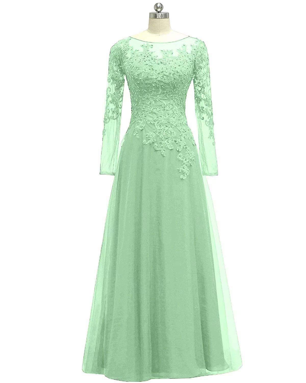 EEFZL Women's Double V Neck Bridesmaid Dress Long Chiffon Prom Evening