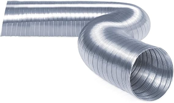 100mm/10m Alluminio Isolato Acustica Tubo Flessibile Aria Condotto Ventilazione - Foto 7
