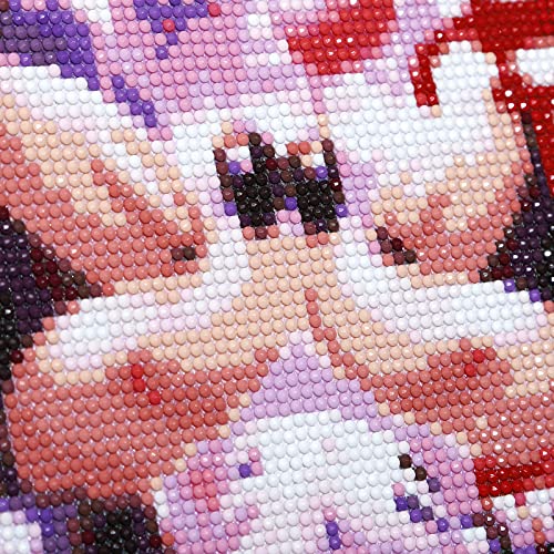 Diamond Painting Kits for Adults 5D DIY Full Drill Crystal Rhinestone Embroidery Cross Stitch Arts Craft Canvas Wall Decor Two Cute Mice(11.8inX11.8in)