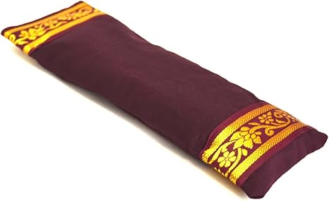 Eye Pillow Flaxseed Lavender Aubergine Amazon Co Uk Sports